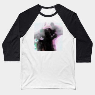 ANGEL - Abstract Glitch Art Baseball T-Shirt